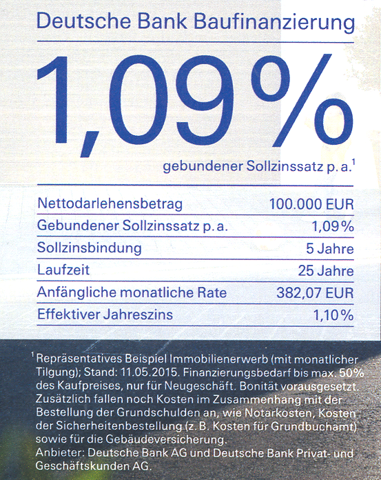 Deutsche Bank - Ausschnitt